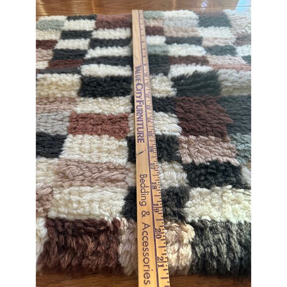 Moroccan Pillow Cushion Cover checkered euro Throw Pillow Case bohemian 21” - Picture 10 of 13